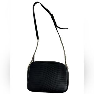 Furla Black Quilted Crossbody Bag